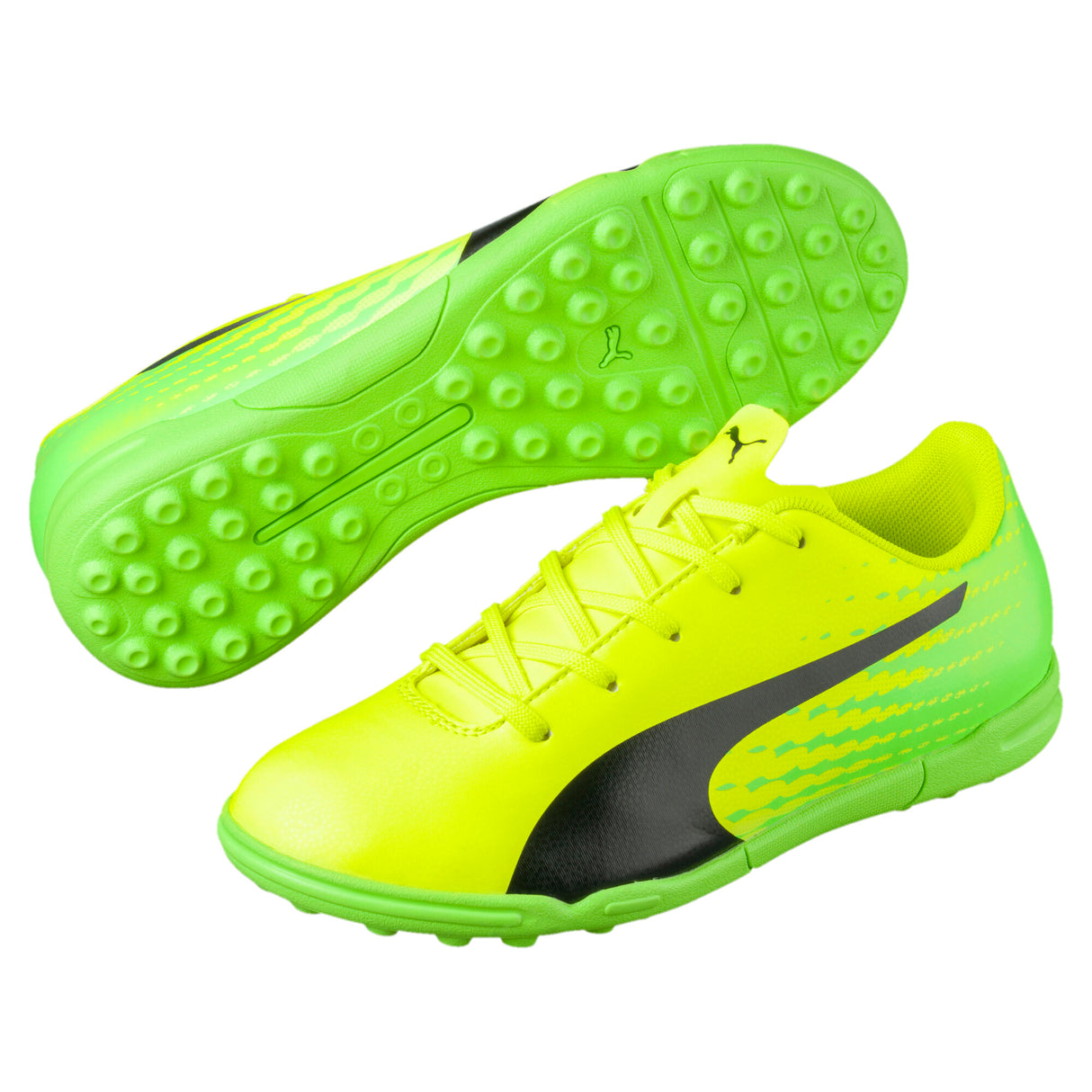 PUMA Kids Evospeed 17.5 TT Turf Soccer Shoes