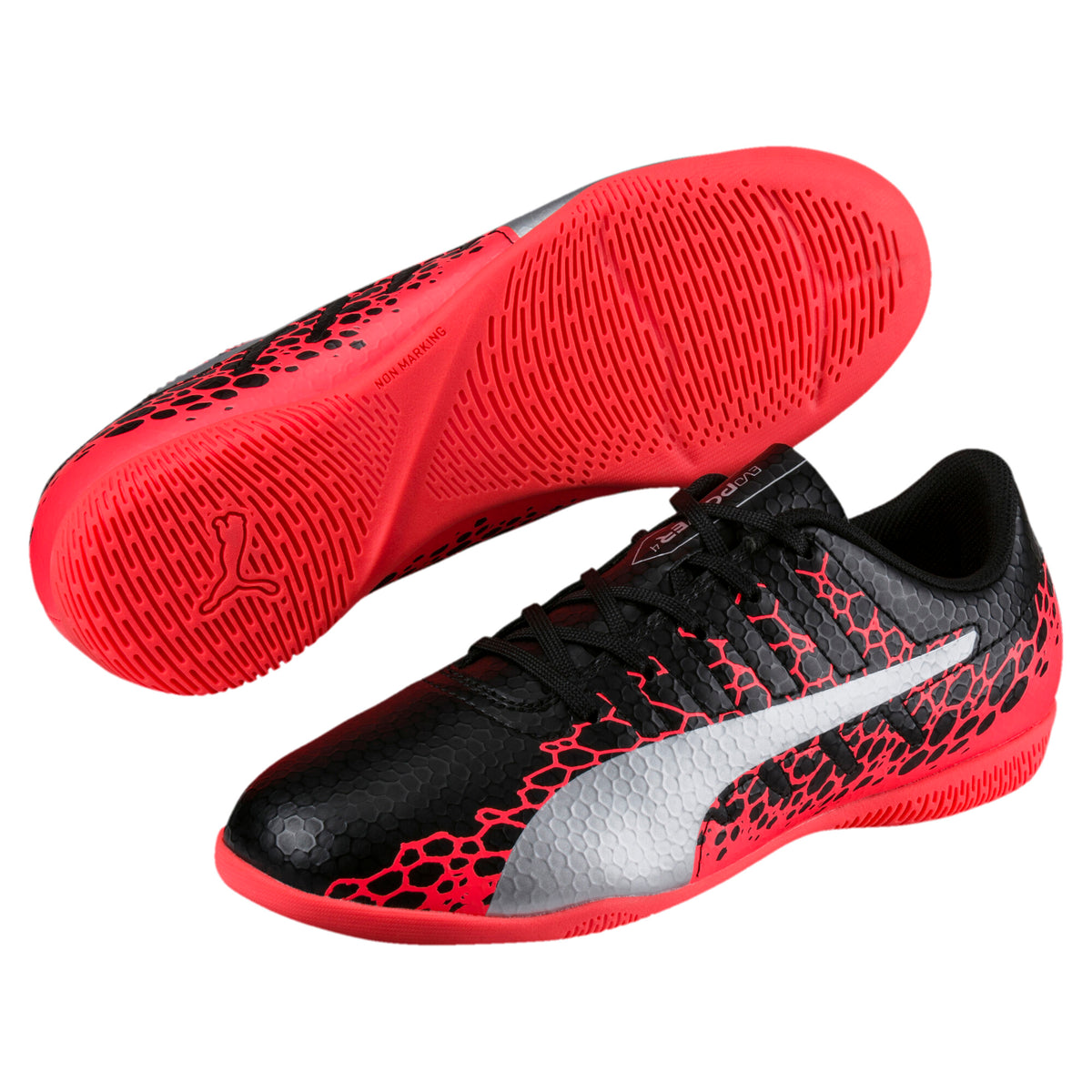 PUMA Kids Evopower Vigor 4 Graph IT Indoor Soccer Shoes