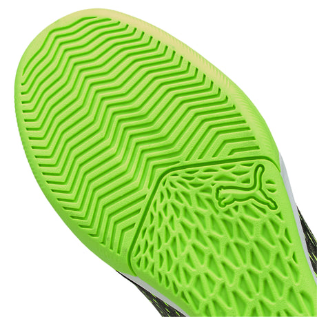 PUMA Ultra 1.3 Pro Court IT Indoor Soccer Shoes - Black/White/Green Glare