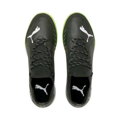 PUMA Ultra 1.3 Pro Court IT Indoor Soccer Shoes - Black/White/Green Glare