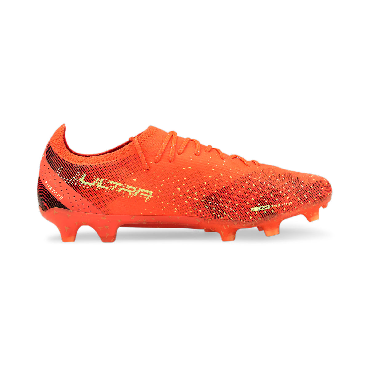 PUMA Ultra Ultimate FG/AG Firm Ground Soccer Cleats - Fiery Coral/Black/Salmon