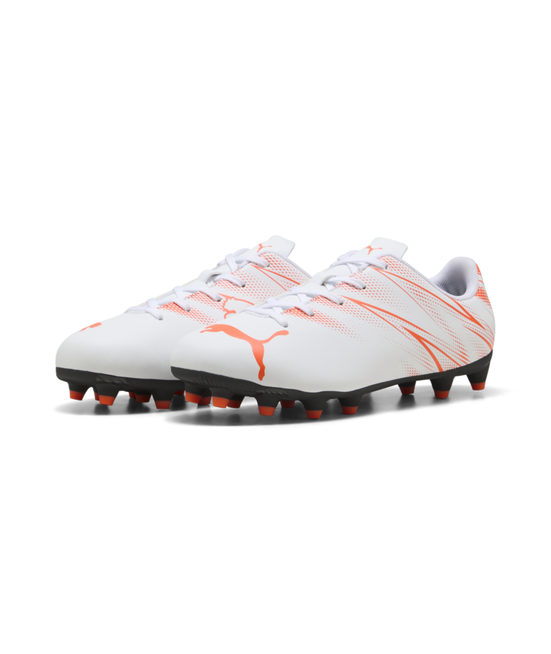 PUMA Attacanto FG/AG JR White-Glowing Red