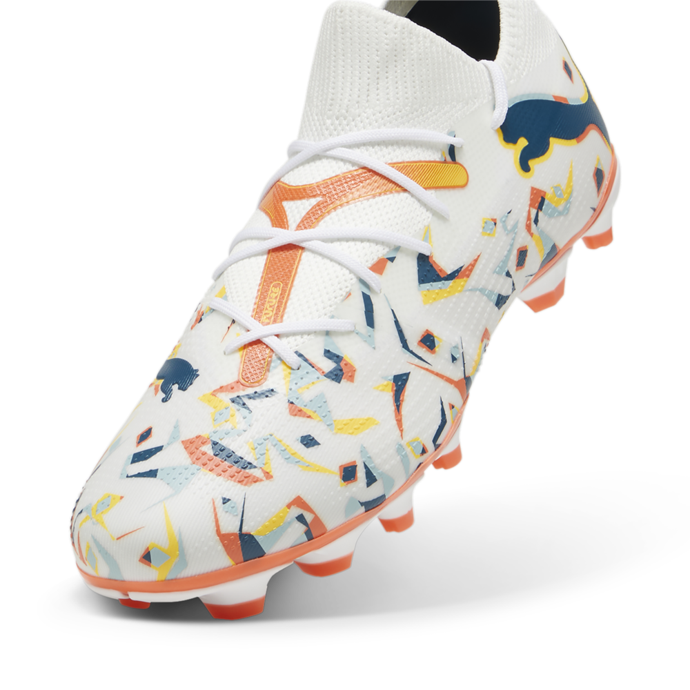 Botas de futbol PUMA Future 7 Match Creativity FG AG Blanco Oceano Tropico 11