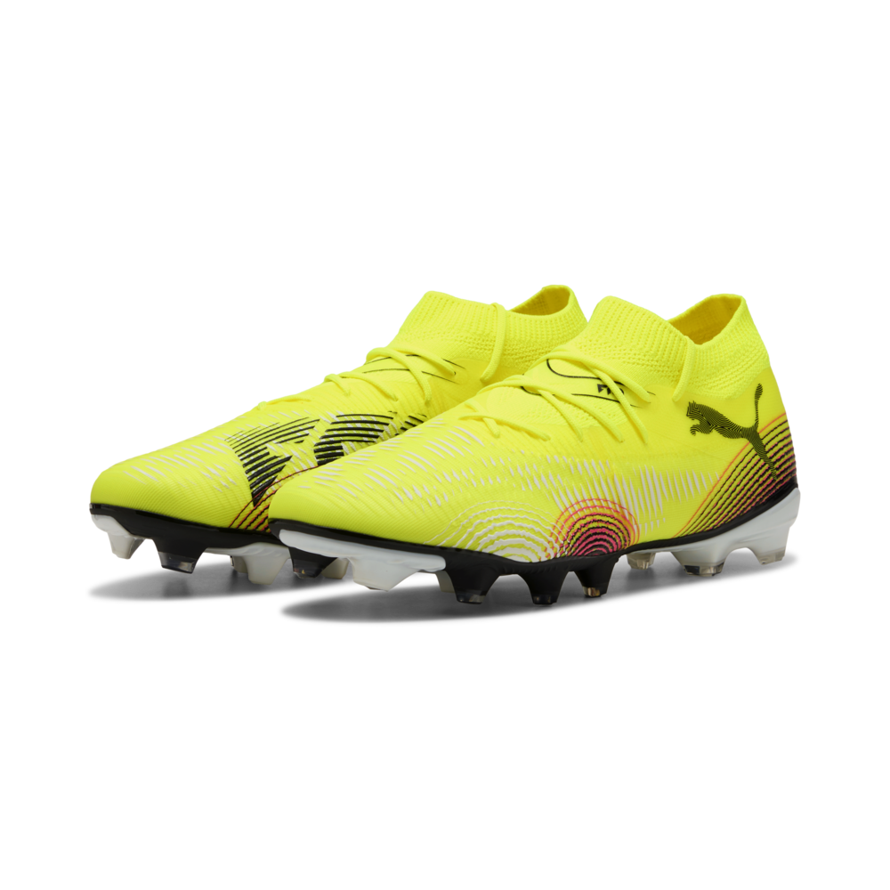 PUMA Future 8 Match FG/AG Firm/Multi-Ground Football Boots Yellow