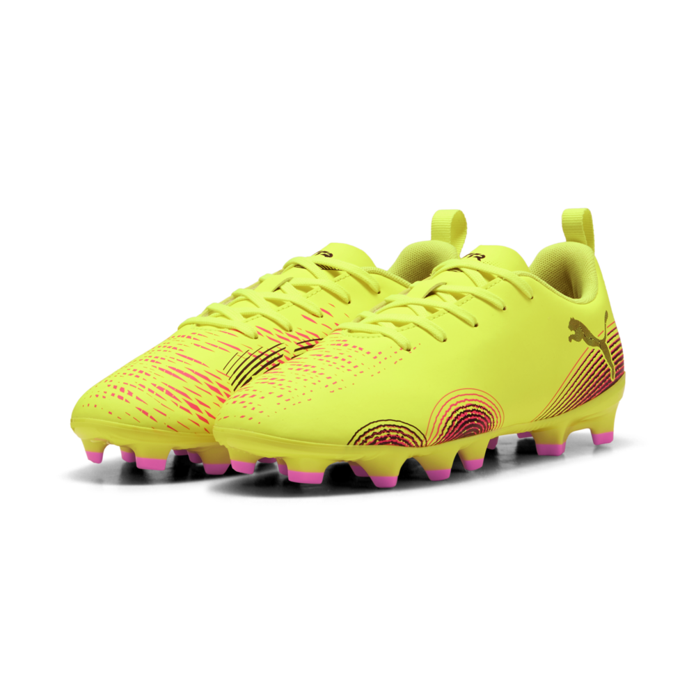 PUMA Future 8 Play FG/AG Junior Firm/Multi-Ground Football Boots Yellow