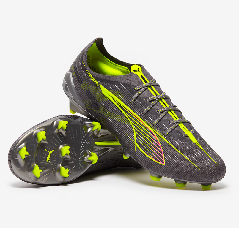 PUMA Ultra 5 Ultimate FG Firm Ground Silver/Yellow