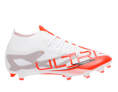 PUMA 5 Match + FG/AG Firm/Multi-Ground Football Boots Womens White