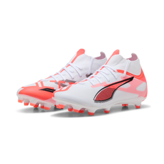 PUMA 5 Match + FG/AG Firm/Multi-Ground Football Boots Womens White