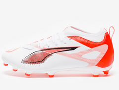PUMA Ultra 5 Match FG/AG Firm/Multi-Ground Football Boots Junior White