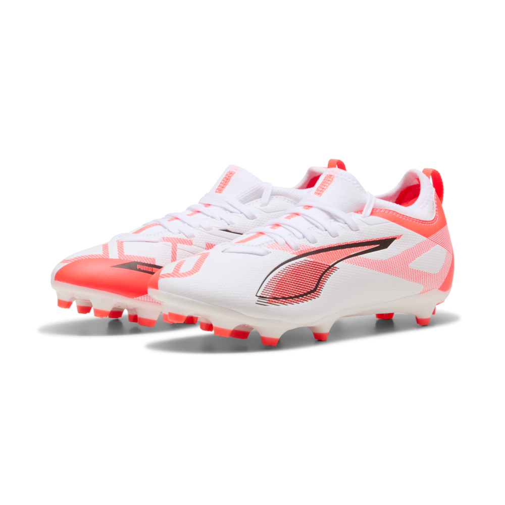 PUMA Ultra 5 Match FG/AG Firm/Multi-Ground Football Boots Junior White