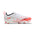 PUMA Ultra 5 Play FG/AG Firm/Multi-Ground Youth Soccer Cleats - White/Black/Glowing Red