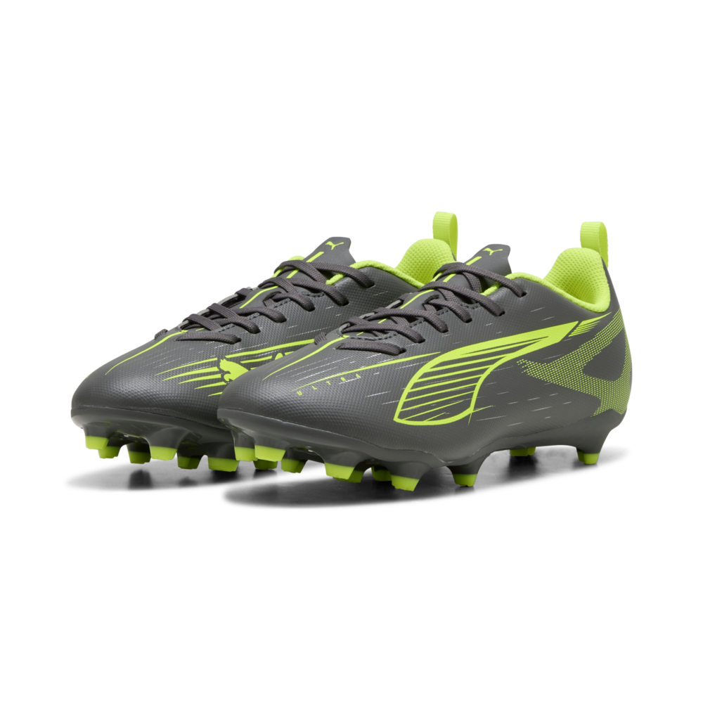 PUMA Ultra 5 Play FG/AG JR Plata