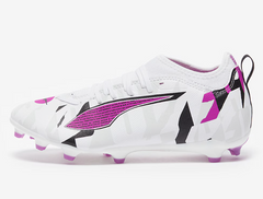 PUMA Ultra 5 Match Forever FG/AG Firm/Multi-Ground Football Boots Junior White