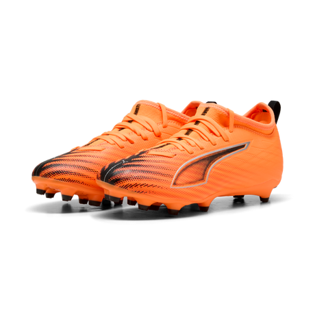 PUMA Ultra 6 Match FG/AG Youth Soccer Cleats - Orange/Black