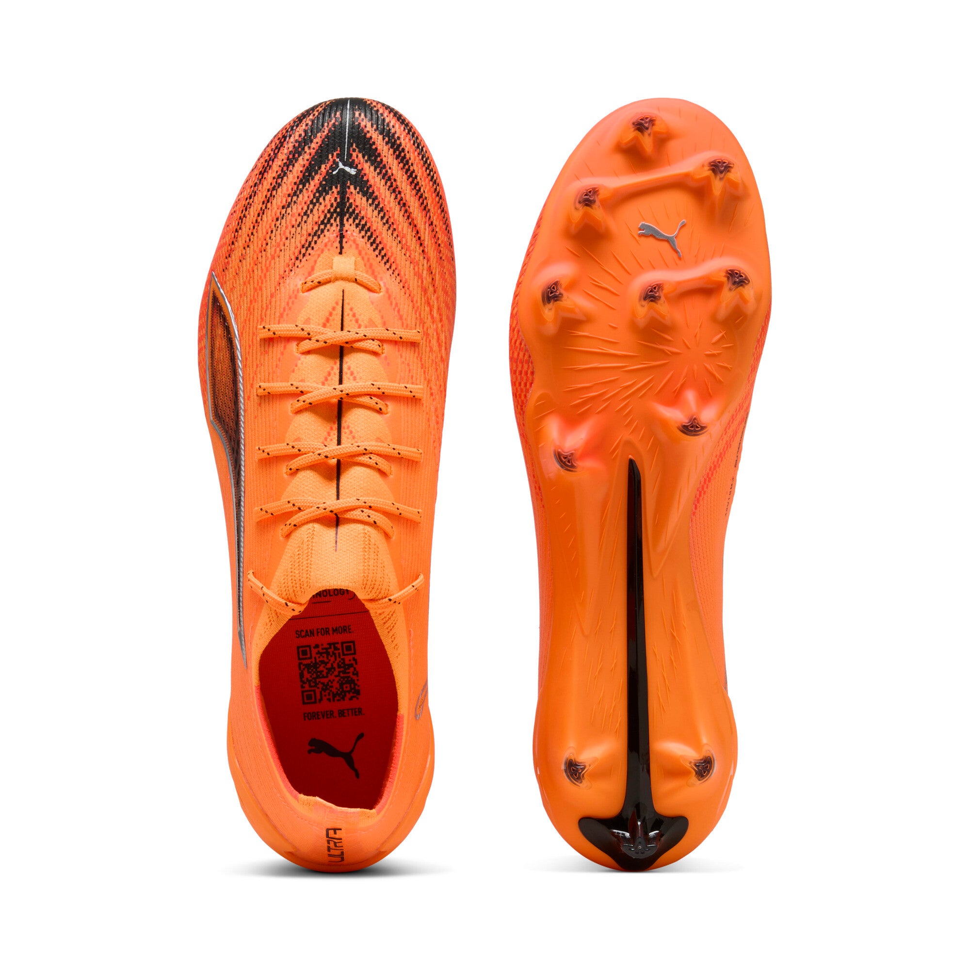 PUMA Ultra 6 Ultimate FG Men's Soccer Cleats - Orange/Black/Red
