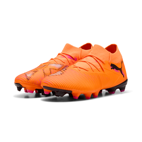 PUMA Future 8 Match FG/AG Men's Soccer Cleats - Orange/Black
