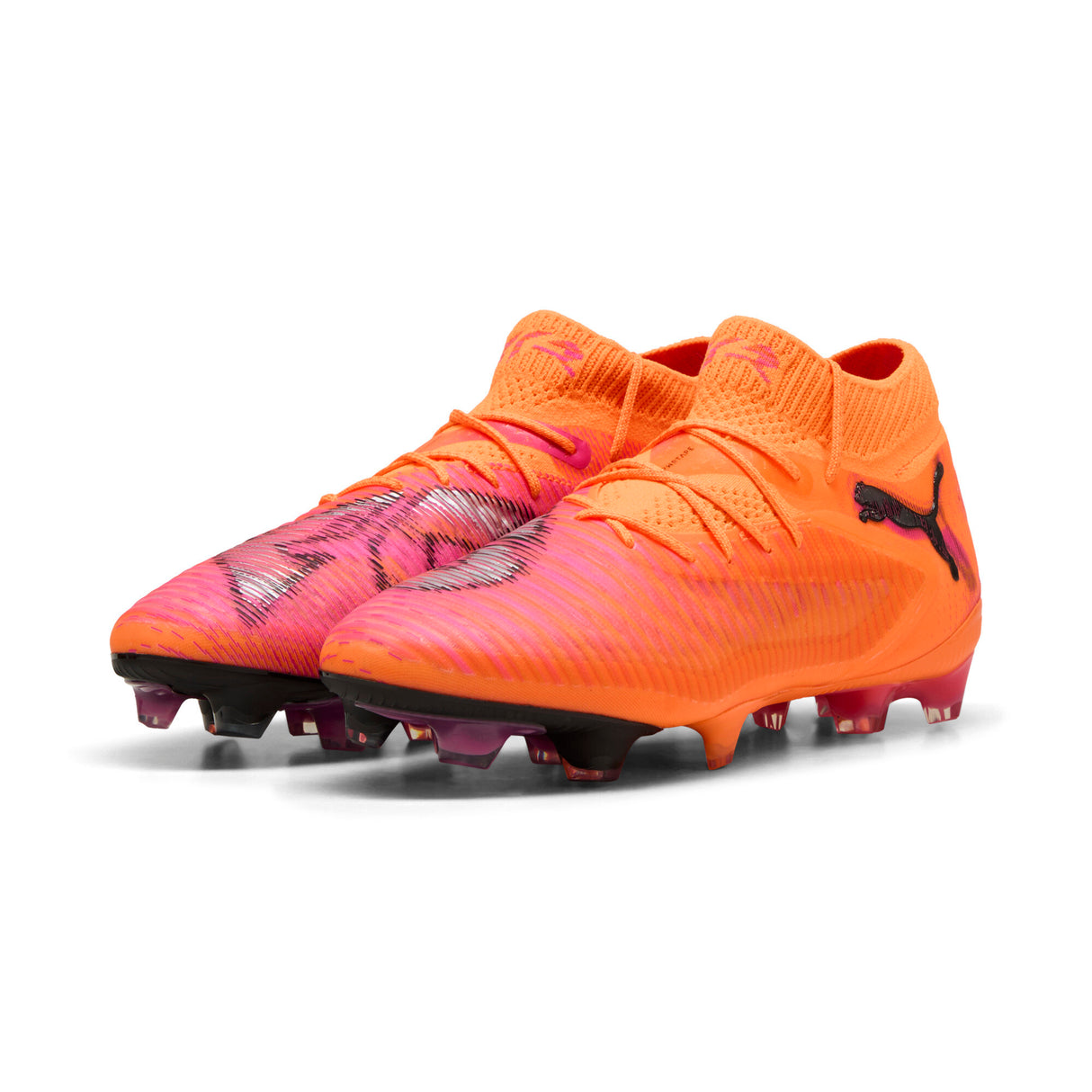 PUMA Future 8 Ultimate FG Women's Soccer Cleats - Orange/Black