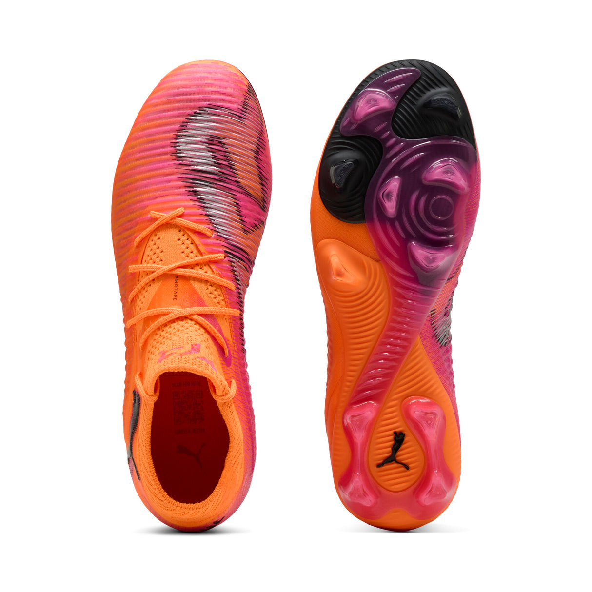 PUMA Future 8 Ultimate FG Women's Soccer Cleats - Orange/Black