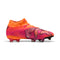 Tacos de Fútbol Femenino PUMA Future 8 Ultimate FG - Naranja/Negro