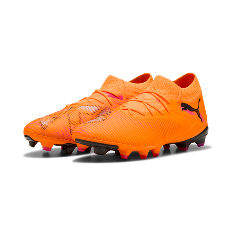 PUMA Future 8 Match FG/AG Women's Soccer Cleats - Orange/Black