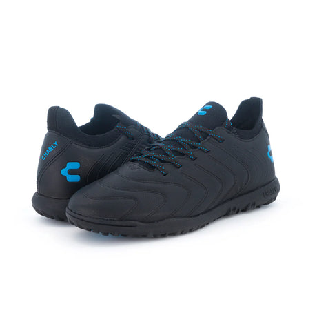 Tacos de fútbol Charly Encore RL Turf - Negro/Cian