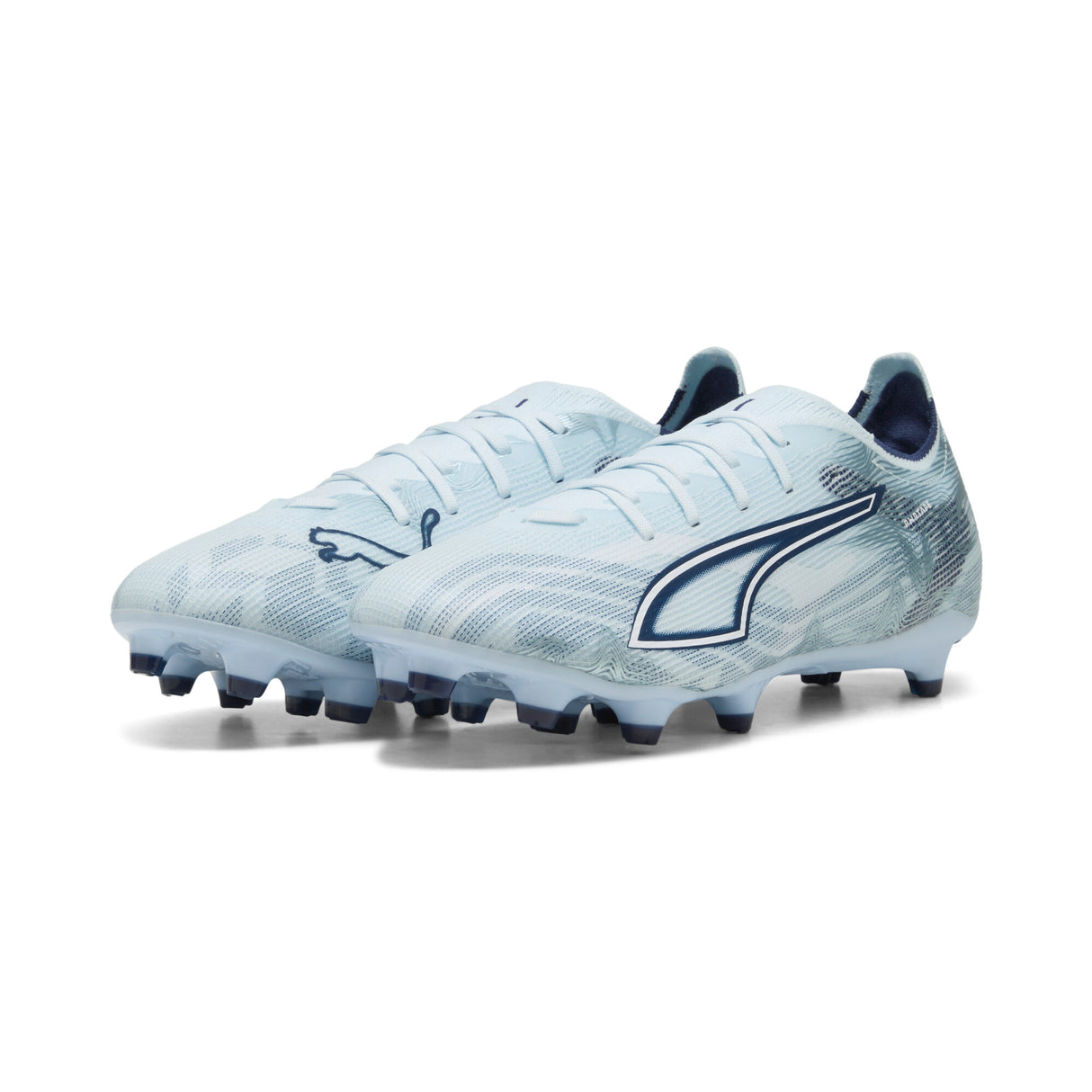 PUMA Ultra 6 Match FG/AG Firm Ground/Artificial Ground Men's Soccer Cleats - Icy Blue/White