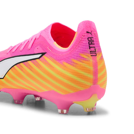 Tacos de fútbol PUMA Ultra 6 Match FG/AG de terreno firme/césped artificial para hombre - Rosa/Blanco