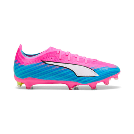 Tacos de fútbol PUMA Ultra 6 Match FG/AG de terreno firme/césped artificial para hombre - Rosa/Blanco
