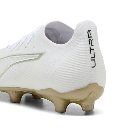 PUMA Ultra 6 Pro FG/AG Firm/Multi-Ground Men's Soccer Cleats - White/Gold/Black