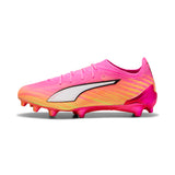 PUMA Ultra 6 Ultimate FG Firm Ground Men's Soccer Cleats - Pink/White