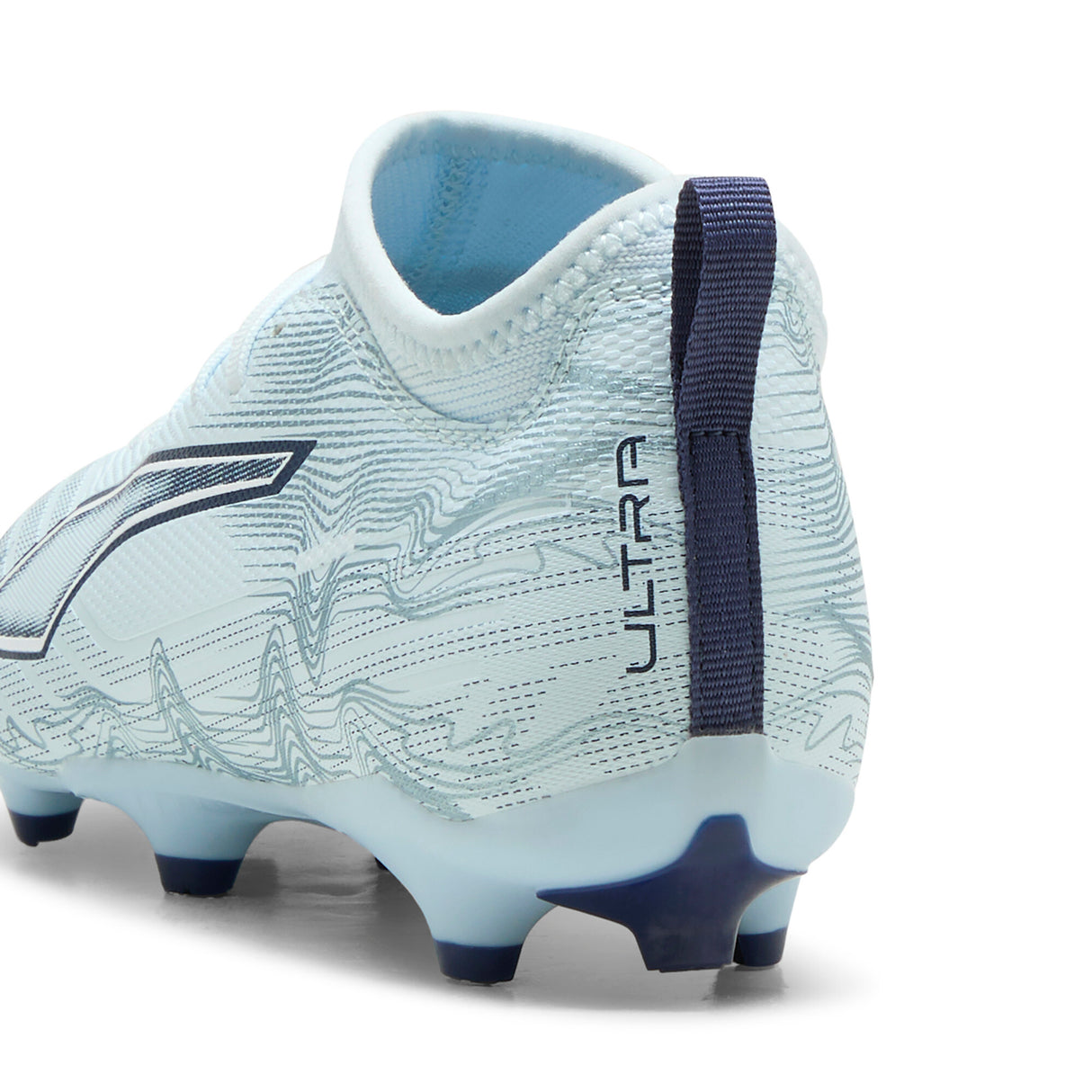 PUMA Ultra 6 Match FG/AG Firm Ground/Artificial Ground Youth Soccer Cleats - Icy Blue/White