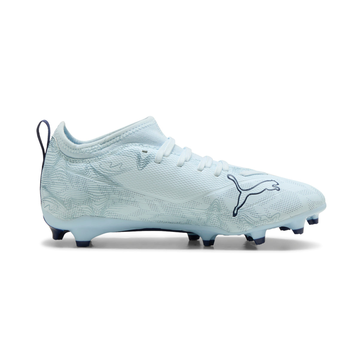 PUMA Ultra 6 Match FG/AG Firm Ground/Artificial Ground Youth Soccer Cleats - Icy Blue/White