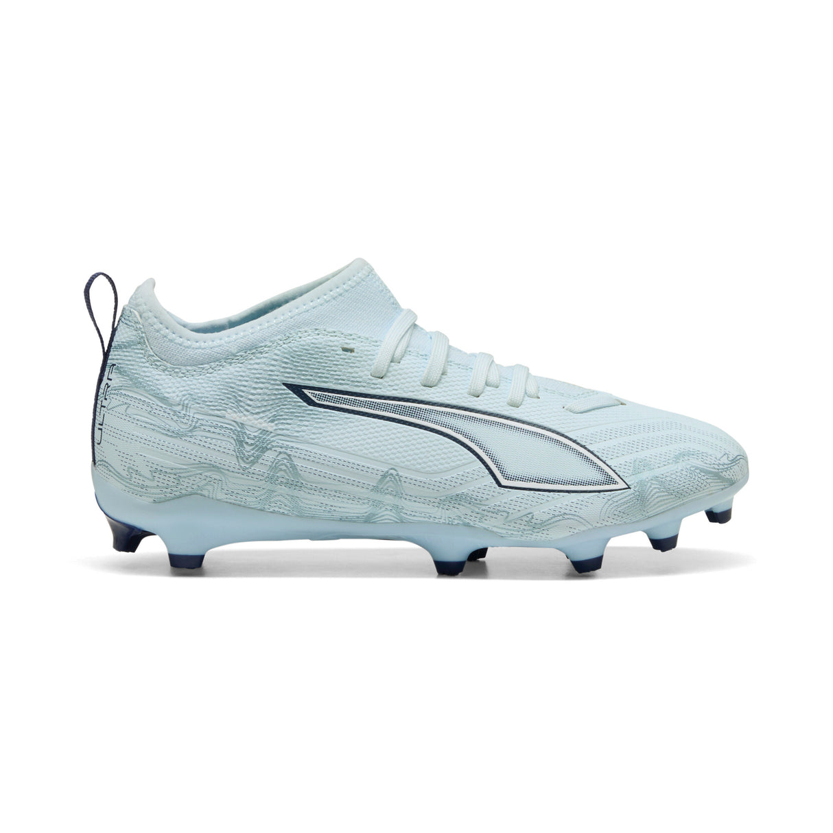 PUMA Ultra 6 Match FG/AG Firm Ground/Artificial Ground Youth Soccer Cleats - Icy Blue/White