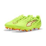 PUMA Ultra 6 Play FG/AG Firm/Multi-Ground Men's Soccer Cleats - Yellow/Black/Red