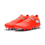 PUMA Future 9 Pro FG/AG Firm/Multi-Ground Men's Soccer Cleats - Red/White