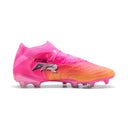 Tacos de fútbol PUMA Future 9 Pro FG/AG para hombre, terreno firme/artificial - Rosa/Turquesa/Blanco