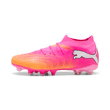 PUMA Future 9 Match FG/AG Firm Ground/Artificial Ground Men's Soccer Cleats - Pink/Aqua/White
