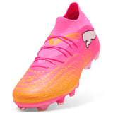 PUMA Future 9 Match FG/AG Firm Ground/Artificial Ground Men's Soccer Cleats - Pink/Aqua/White