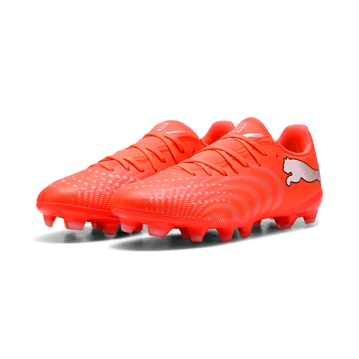 PUMA Future 9 Play FG/AG Firm/Multi-Ground Men's Soccer Cleats - Red/White/Black