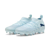 PUMA Future 9 Match FG/AG Firm Ground/Artificial Ground Youth Soccer Cleats - Icy blue