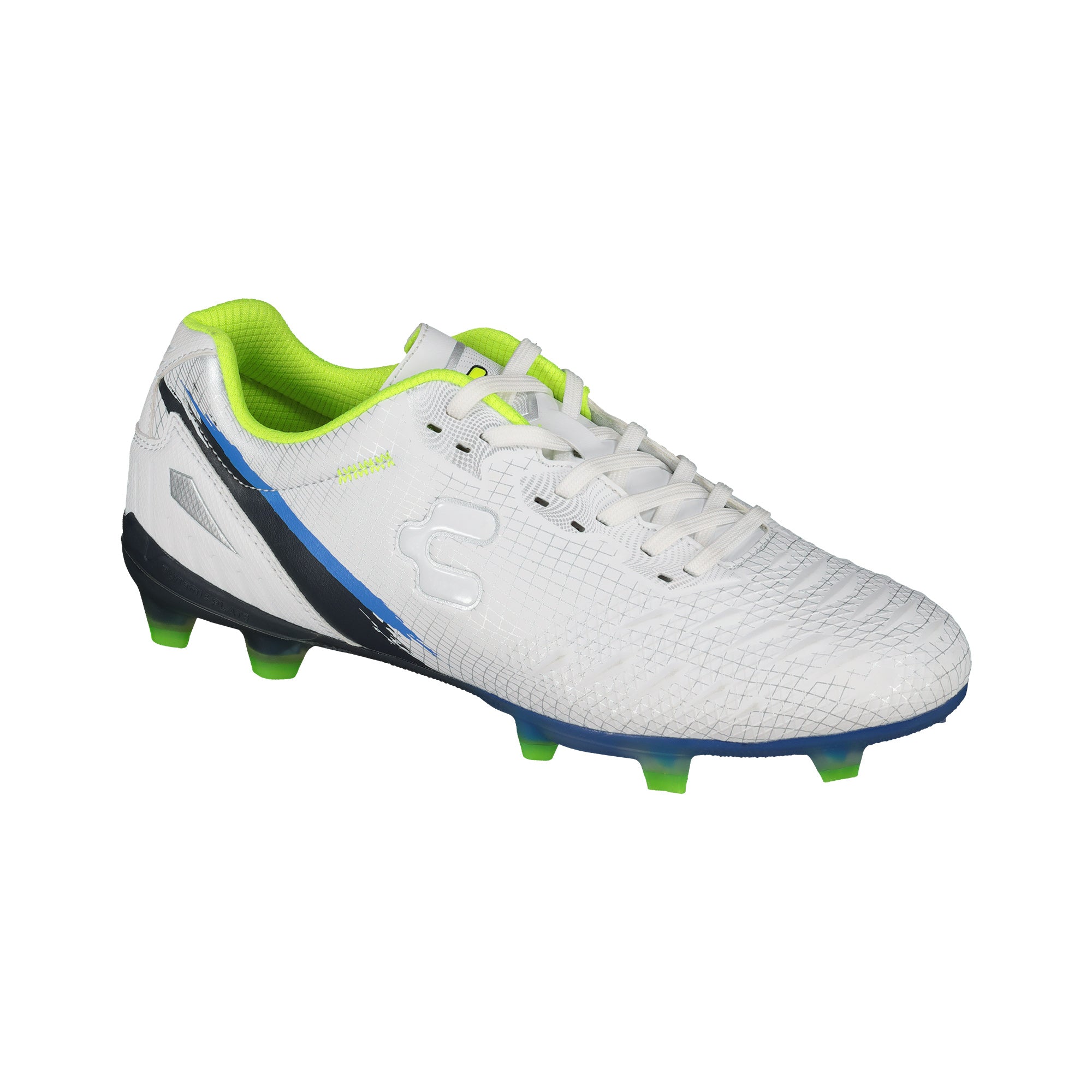 Charly Hotcross 4.0 Firm Ground White/Blue