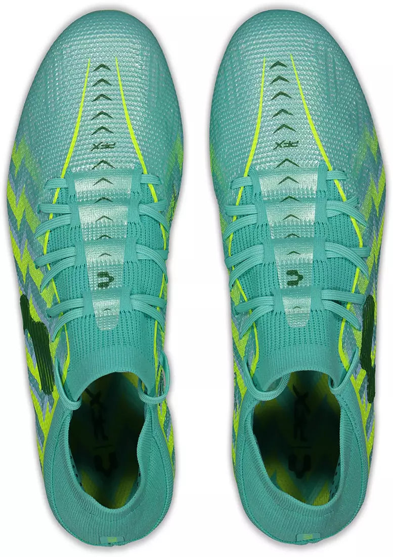 Charly Zinetik 26 PFX Firm Ground Men's Soccer Cleats - White/Blue