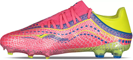 Charly Zinetik 26 Plus Firm Ground Men's Soccer Cleats -Fushia/Yellow