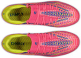Charly Zinetik 26 Plus Firm Ground Men's Soccer Cleats -Fushia/Yellow