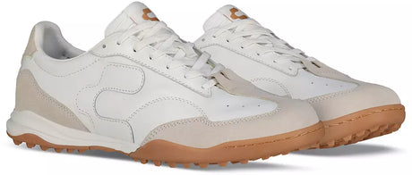 Charly Campista Leather Turf Men's Soccer Cleats - White/White