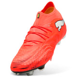 PUMA Future 9 Ultimate FG Firm Ground Men's Soccer Cleats - Red/White/Black