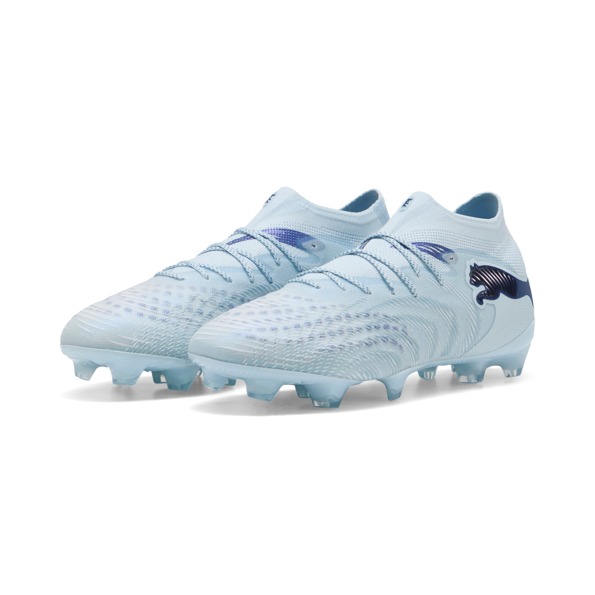 PUMA Future 9 Ultimate FG Firm Ground Men's Soccer Cleats - Icy Blue