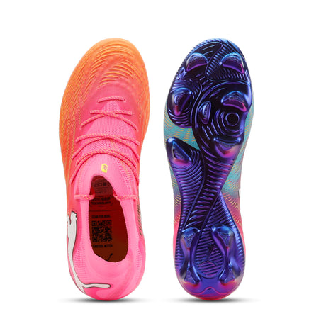 PUMA Future 9 Ultimate FG Firm Ground Men's Soccer Cleats - Pink/Aqua