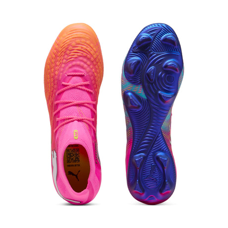 PUMA Future 9 Ultimate FG Firm Ground Men's Soccer Cleats - Pink/Aqua