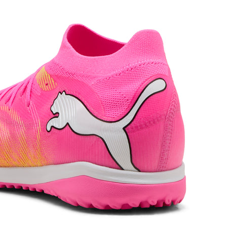 Tacos de fútbol masculinos PUMA Future 9 Match TT Turf - Rosa/Aqua